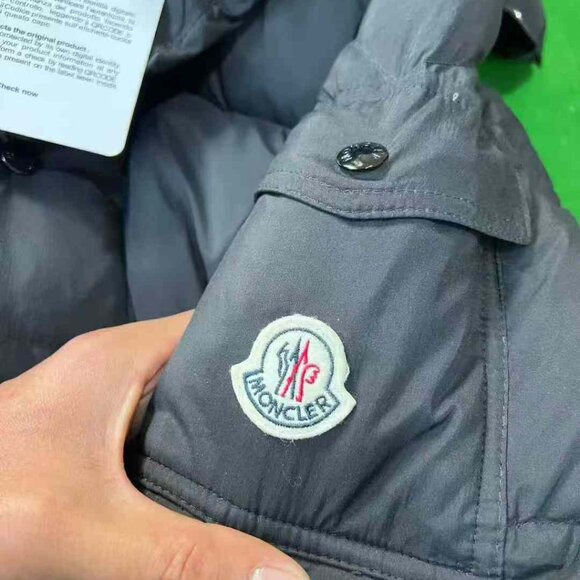 Moncler Maya Long Hooded Down Jacket, Black, Brand New - Picture 7 of 11